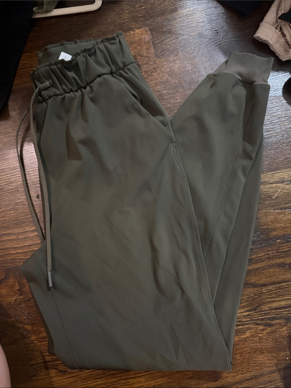 lululemon athletica Olive Green Drawstring Joggers